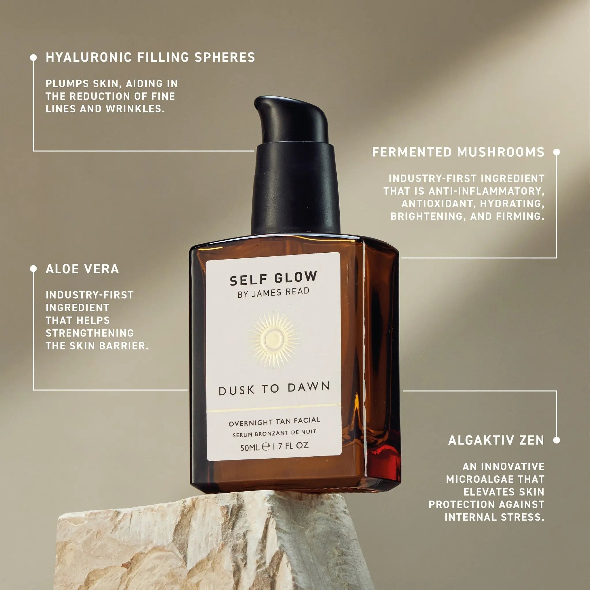 Dusk to Dawn - Overnight Tan Facial 50ml - Self Glow by James ReadSkincareJROGF50