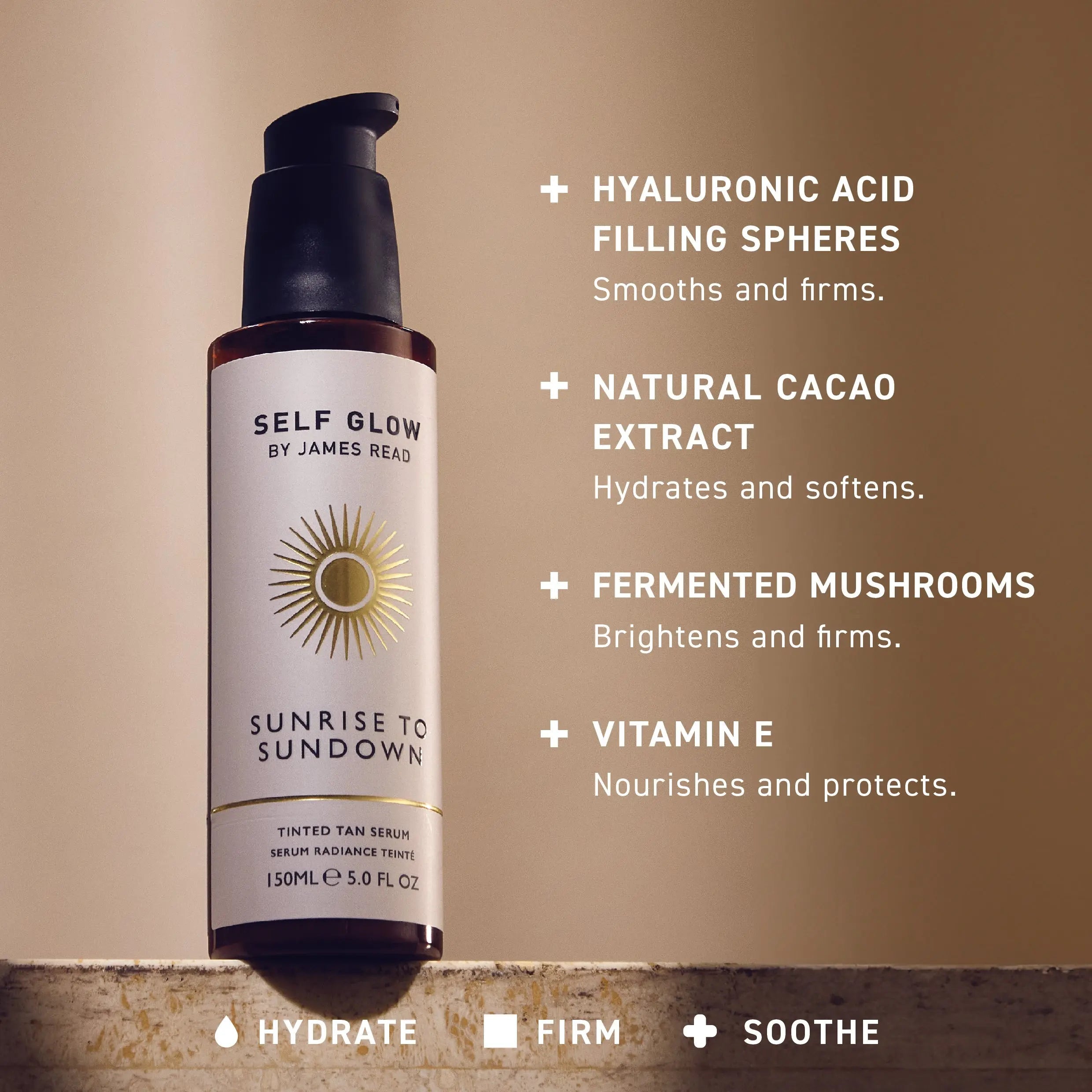 Sunrise to Sundown - Tinted Tan Serum 150ml - Self Glow by James ReadSkincareJRRTS150